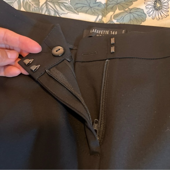 Lafayette 148 New York Wool Double Face Barrow Pant - Picture 7 of 12